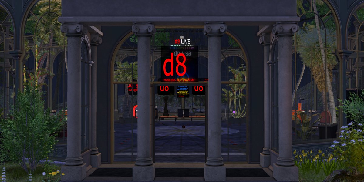 SusannDeCuir's tweet photo. Club Tipp: d8 music club (Moderat)
More Infos and Pics: https://t.co/qG5kTiGL50
#SecondLife #SecondLifeClub #d8musicclub #ClubTipp https://t.co/D8dMrXAkem