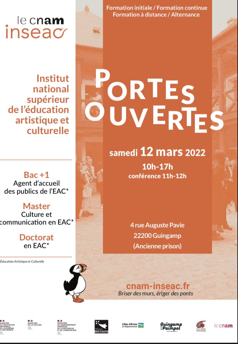 <a href="/AureliaLeroux/">Aurélia Leroux</a> <a href="/LeCnam_Inseac/">Le Cnam #InsEAC</a> <a href="/Ville_Guingamp/">Ville de Guingamp</a> Demandez le programme ! 
cnam-inseac.fr/actualites/l-i…