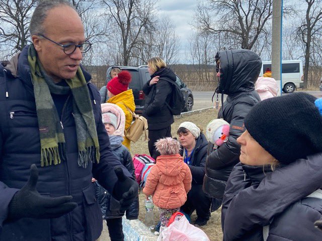 I’ve arrived inside Ukraine where I’ll report and anchor @NBCNightlyNews this evening. The flood of refugees is growing at an astonishing rate. But I also hear from folks trying to stick it out. I’ll share their hopes and fears when I see you tonight.
