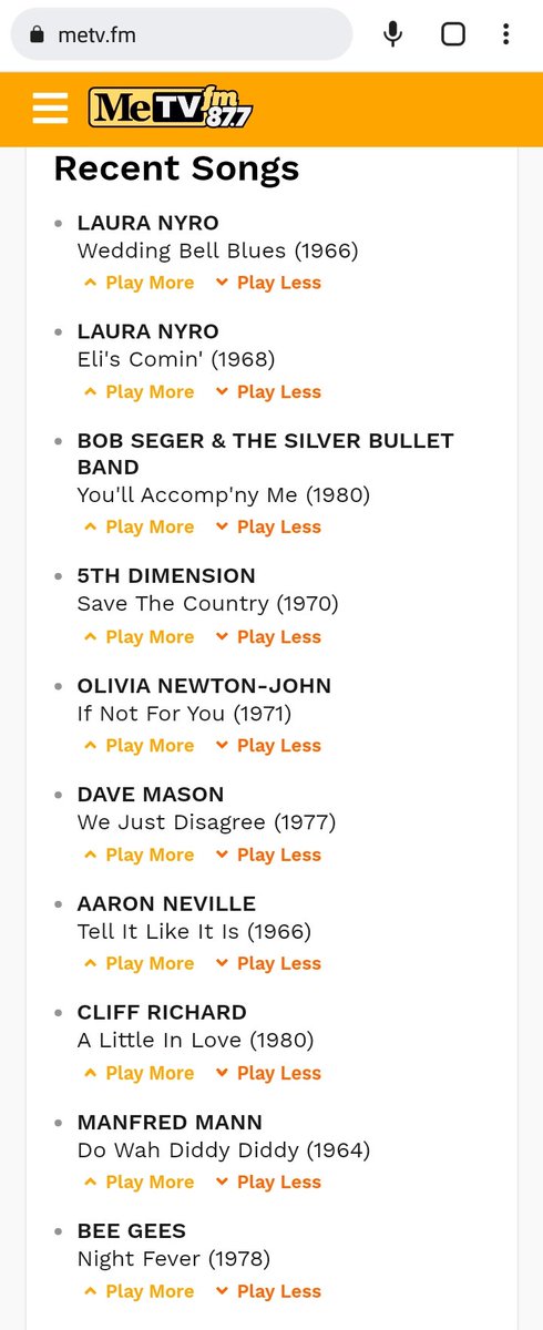 VenusInMomJeans's tweet photo. Saluting Great Artists for #WomensHistoryMonth #TwoAtTen on the radio at 10am and 10pm @MeTVFM 87.7FM https://t.co/fBT7nll9Ay
Saluting #LauraNyro!!!
For 10am #MeTVFM played songs below. MeTVFM introduced me to this singer-songwriter (great songs), pianist with an amazing voice. https://t.co/alvuOzqYWu