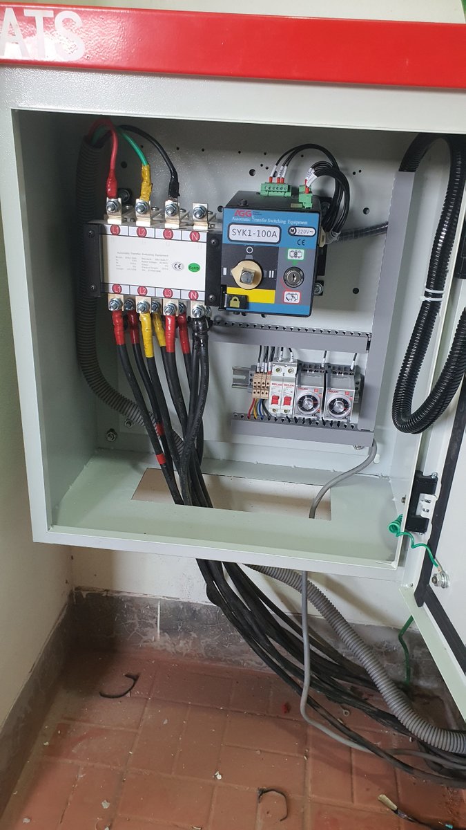 Optimumpowertec's tweet image. #ATS #Installation of #45KVA #Perkins #Generator at Savar, Dhaka