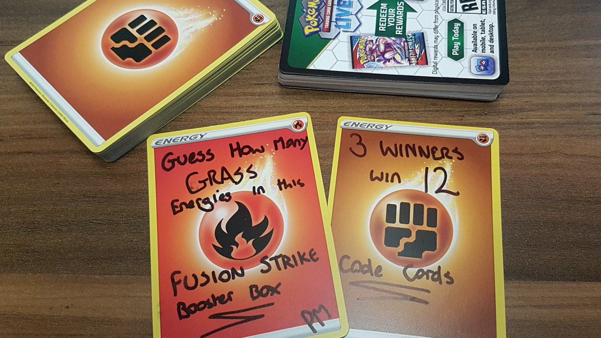 ThatNerdMert's tweet photo. 🚨 GIVEAWAY 🚨
Guess how many Grass Energies were in the 36 Packs! A correct guess enters you into the draw for 12 #PokemonTCGLive Fusion Strike Code Cards!
💙 Reply to this post!
💙 3 Winners!
💙 Announced live on 27th @ https://t.co/ROcDVm5Iya! https://t.co/zf0n0nZg3E