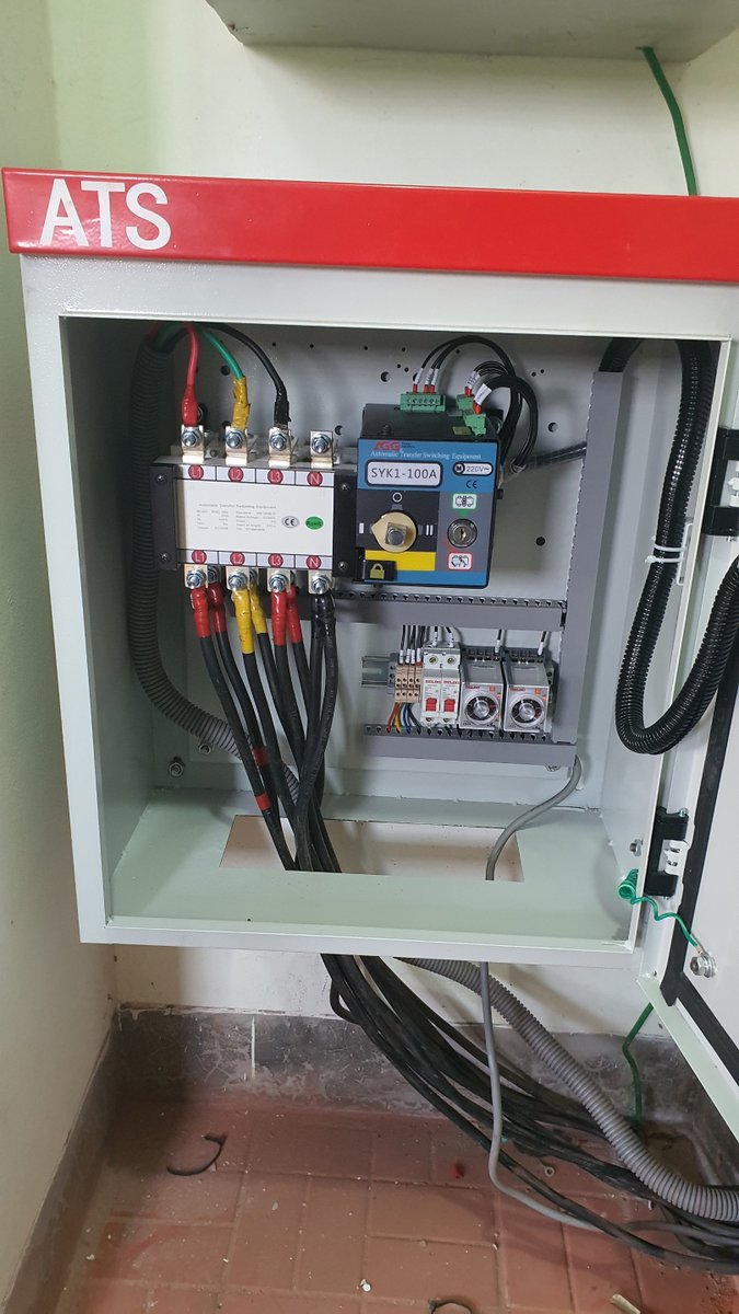 Optimumpowertec's tweet image. #ATS #Installation of #45KVA #Perkins #Generator at Savar, Dhaka