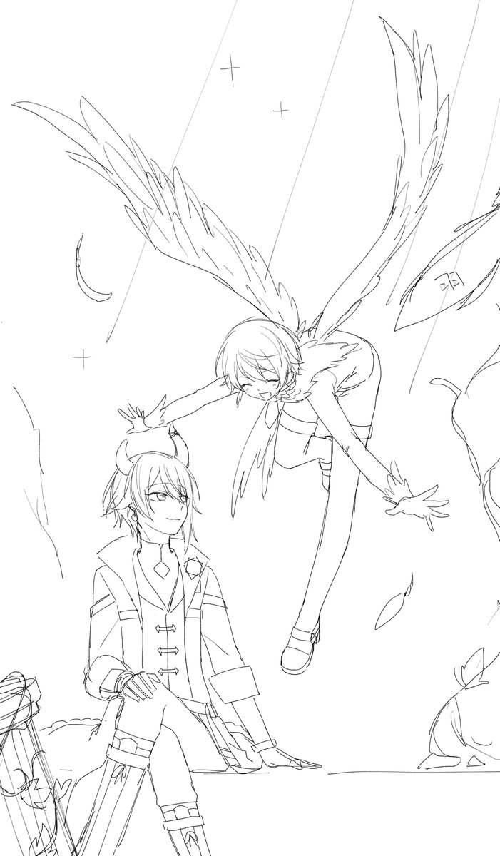 深夜の進捗
やっぱり魔王×ハミバ大好きマン 