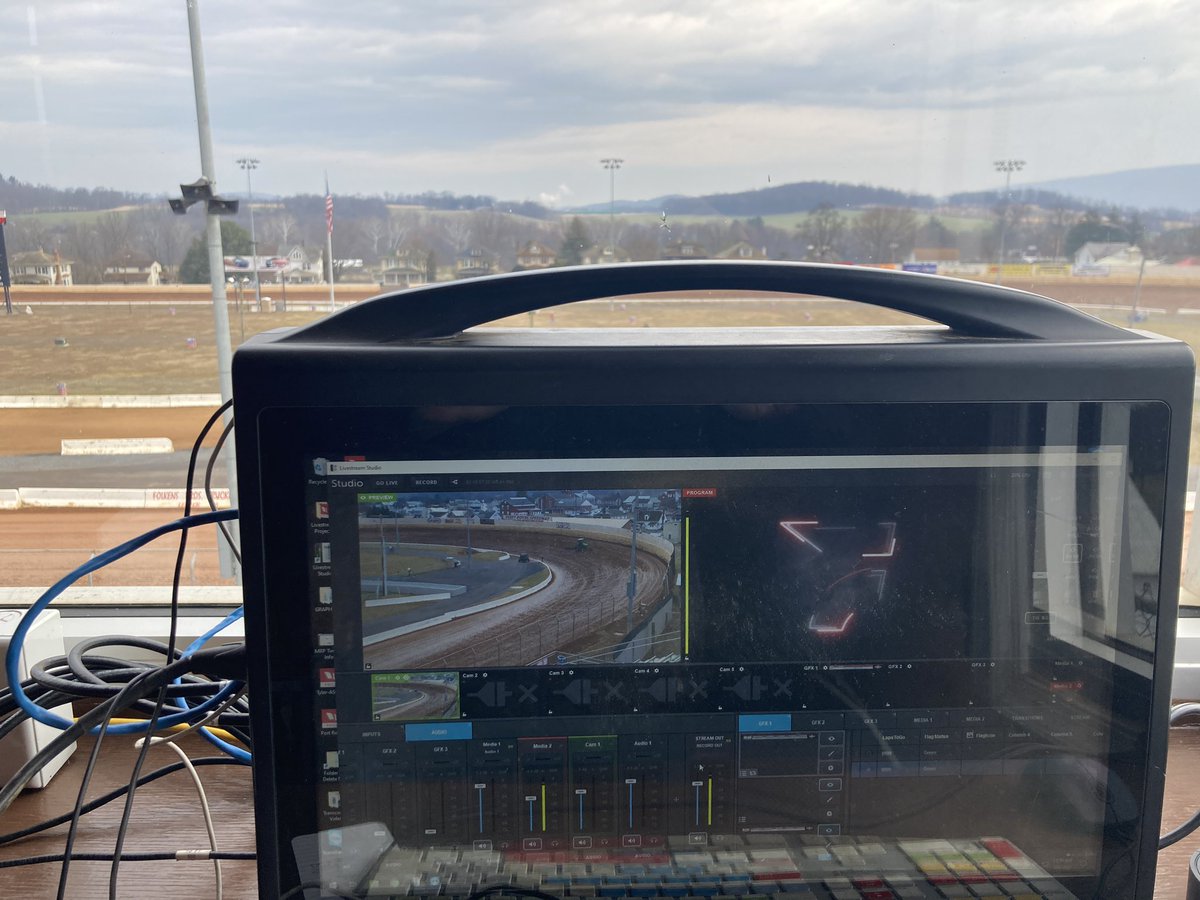 Liam10za's tweet photo. A little bit of different view for the action today @PortRoyalSpdway. Tune in live on @FloRacing! https://t.co/8DUD5hp3ma