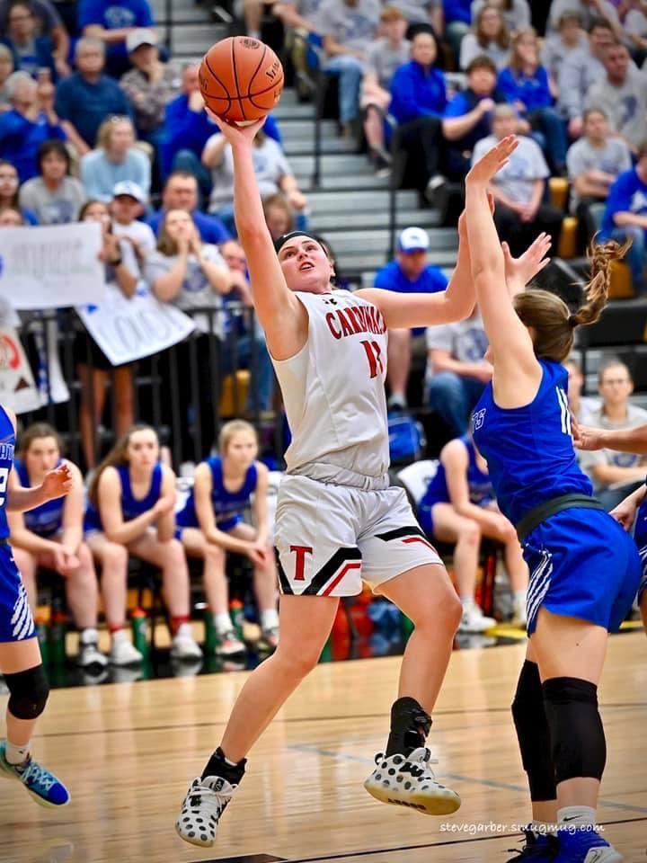 TiptonLady's tweet photo. School record 103 wins, 2 final fours, 4 straight district titles! Congratulations on an amazing career! @BixlerKenna https://t.co/3I2oxa3urP