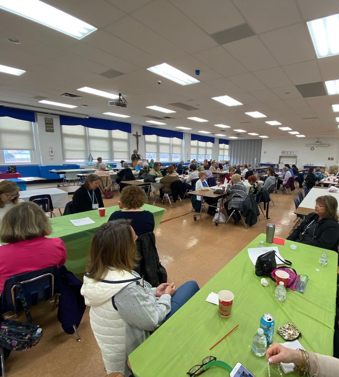 The Rosarian’s of St. Joseph’s Parish started their Lenten season celebrating mass with Fr. Gerry and holding their monthly meeting in Donovan Catholic’s cafeteria.  We encourage all women of faith to join us.  For more information contact Eileen 732-814-2045.
