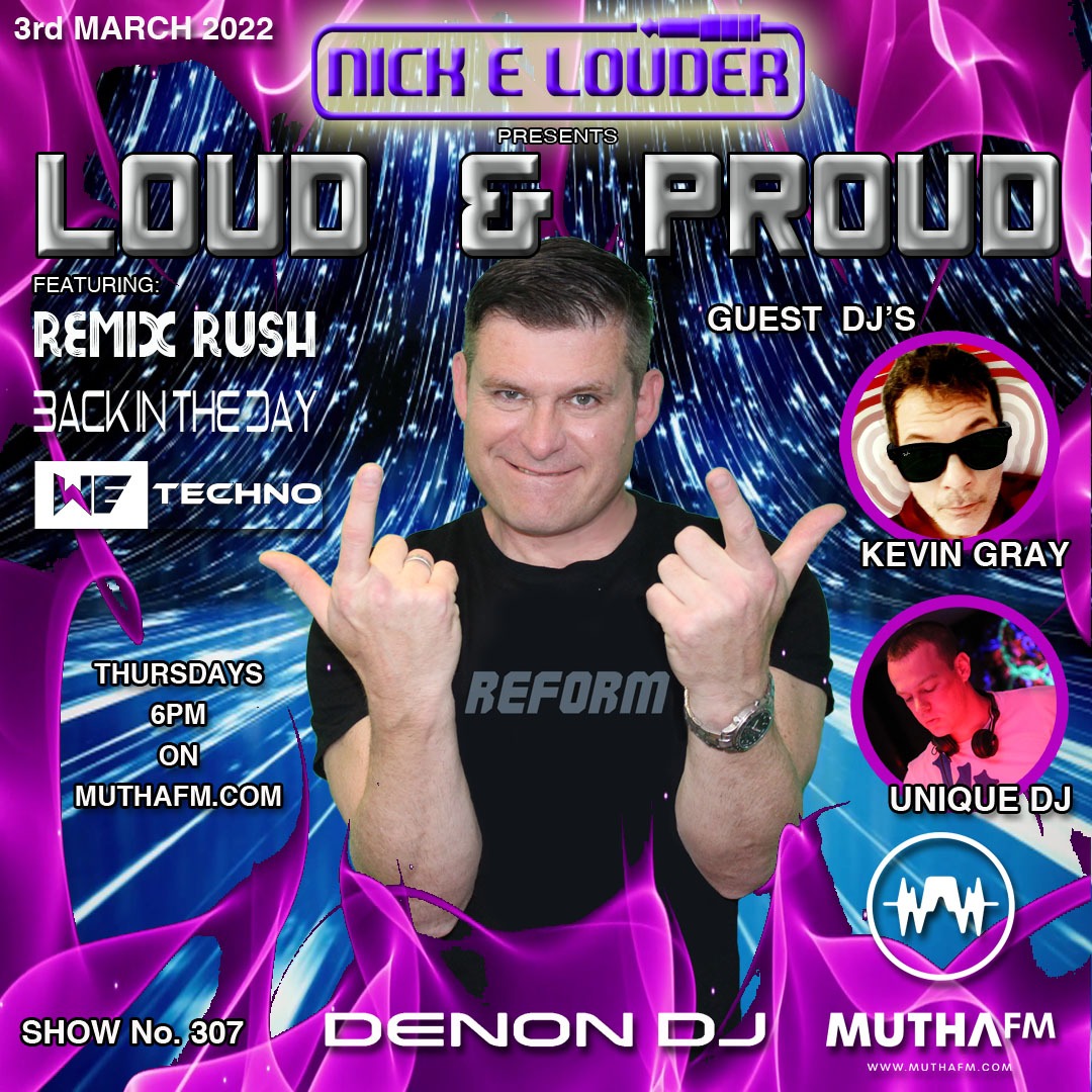 <a href="/UniqueDj/">UniqueDj</a> Guest Mix as featured on LOUD &amp; PROUD hosted by <a href="/nickelouder/">Nick E Louder</a> on <a href="/muthafmradio/">Mutha FM</a>  (3 MARCH 2022)

mixcloud.com/UniqueDeejay/u…