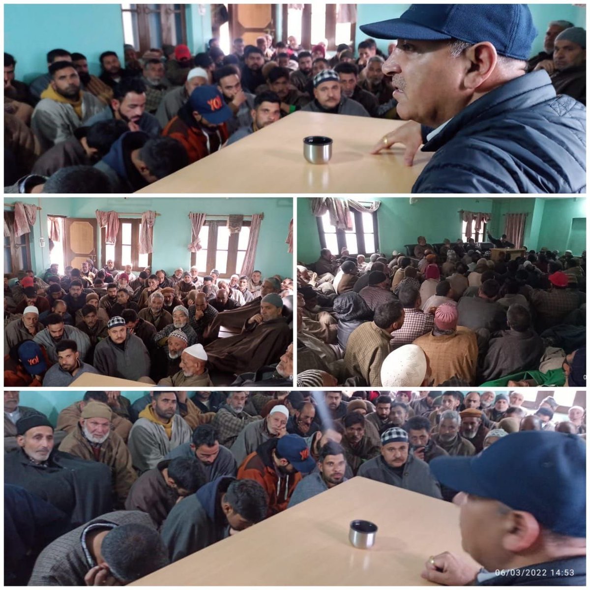 Apnipartyonline's tweet photo. Apni Party Vice President Usman Majid @usman_majid1 held a worker’s meeting at Garoora Bandipora, which was attended by scores of party affiliates

Usman Majid said that Apni Party has time &amp; again raised the pressing concerns of people

Statement here  https://t.co/aoVb6ep4D6 https://t.co/2SAVSSP7qN