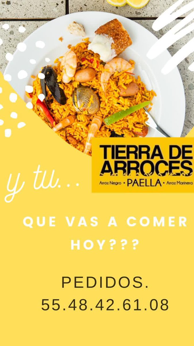 tierradearroces's tweet photo. Domingo de no cocinar y disfrutar de deliciosas opciones en #TierradeArroces 

🥘 #paellaclásica
🥦 #paellavegetariana 
🦑 #arroznegro 

 #Camarones 
🦐Mojo de ajo 
🍤Ajillo 
🦐Tamarindo con chipotle
🍤Tocino chile cuaresmeño y cebolla 

☎️ 5554333514 
📲 https://t.co/WqDRbfgCrv https://t.co/iBN03goshF