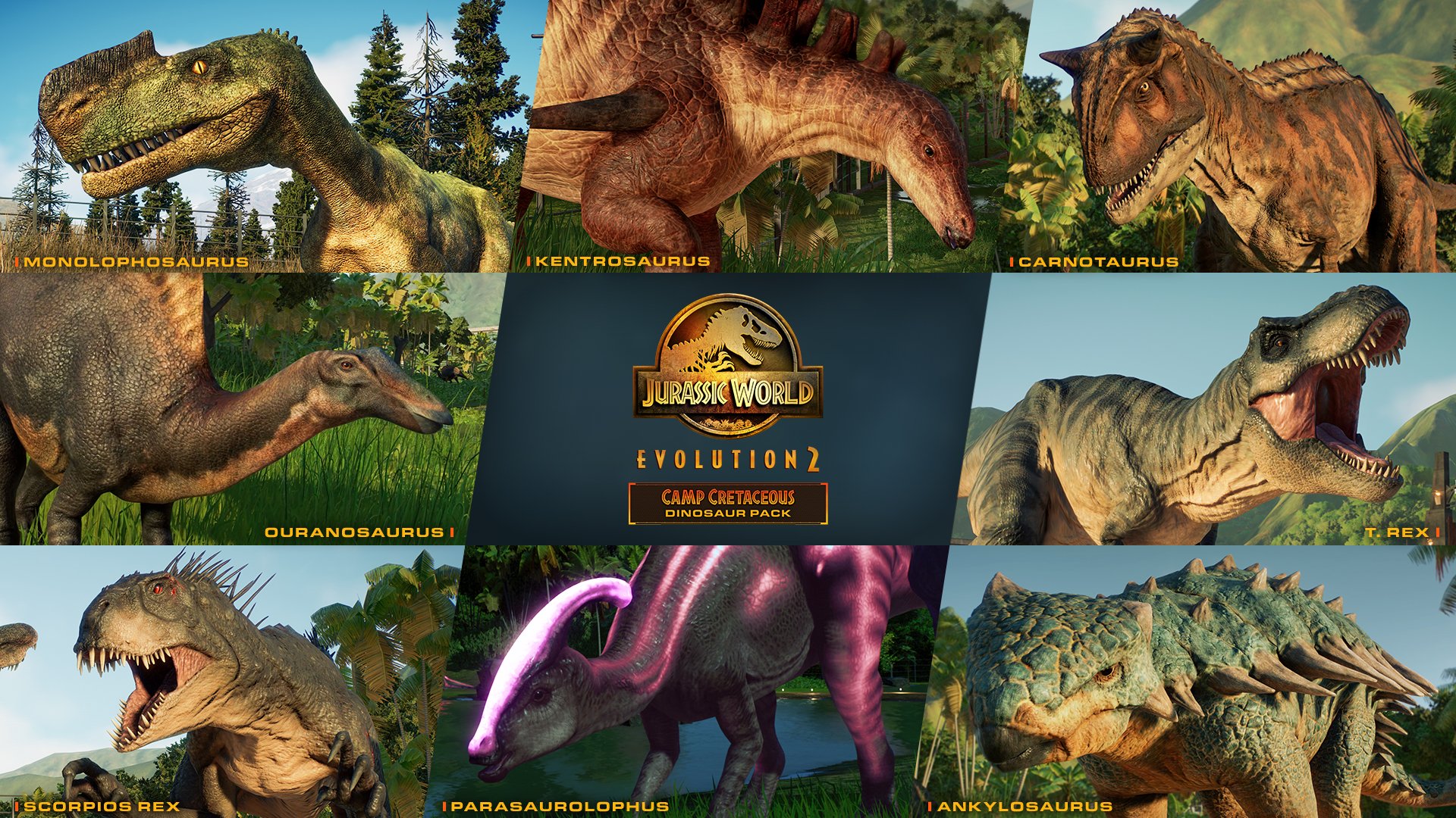 Jurassic World Evolution 2: Camp Cretaceous Dinosaur Pack