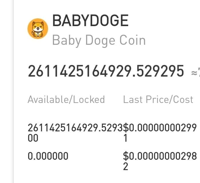 deris_bo's tweet photo. If I sent you 100,000,000,000 #BabyDoge would you hold?🚀💎😍
Retweet, Follow me and Drop your Address ‼️ https://t.co/CCdODY50u2