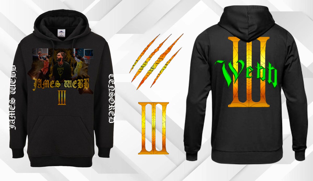 CENSOREDCLOTHI2's tweet image. Si estás interesado escríbenos @wassupwebb - Hoodie ( Available Soon in our Web )
For more info write us. Para más información escríbenos

#baloncesto #basketball #jameswebbiii #dunk #ucam #ucamcb #merch