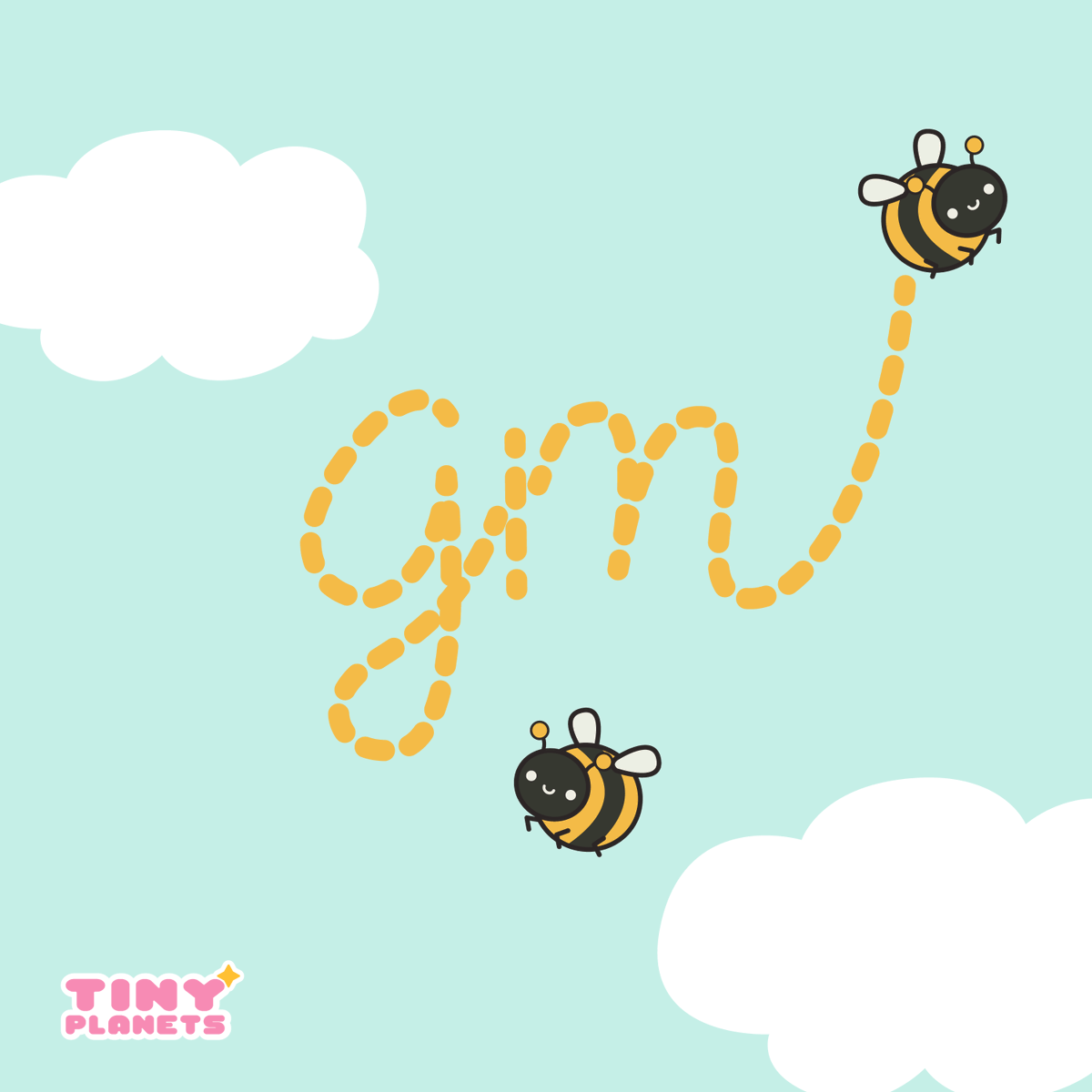 TinyPlanets_NFT's tweet photo. GM Tiny travelers! Have a beautiful Sunday 🌼🐝

#newnftproject #nftart #nft #nftcommunity #nftcollector #womeninnfts https://t.co/sSlh5LSZc7