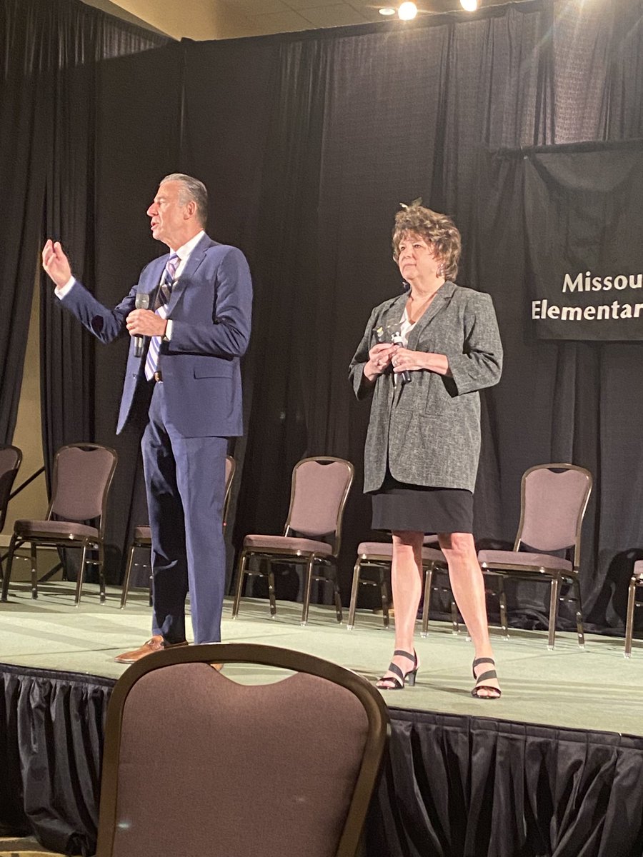 Loving the motivation from ⁦⁦<a href="/ToddWhitaker/">Todd Whitaker</a> and⁩ ⁦<a href="/BethWhitaker2/">Beth Whitaker, PhD</a>⁩ today. #weleadmo #maesp