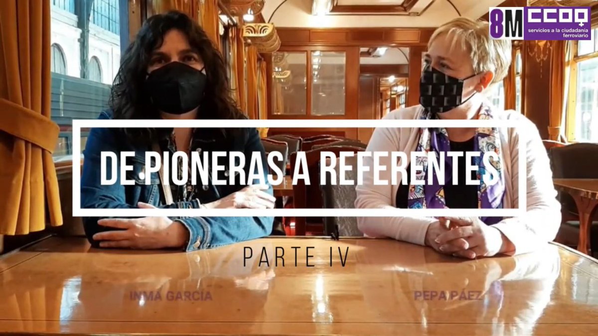 ‼️  De Pioneras a Referentes - Parte IV: Trayectoria profesional.

🟣 En esta cuarta entrega, Pepa Páez e Inma García nos comentan cómo ha sido el camino hasta llegar a sus respectivos puestos actuales.

🎥 👉🏼 bit.ly/3twATIZ

#8M
#DePionerasAReferentes