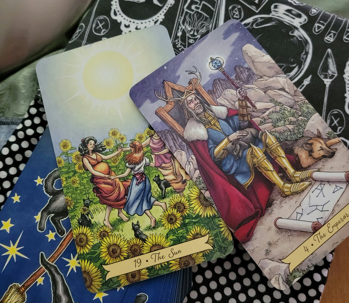 TheCartomancer's tweet photo. The stars have aligned. Positivity and optimism is on Spring's horizon thanks to your hard work, discipline, and loyalty. #SoMayItBe #EverydayWitchTarot #prognosticate
#CardSlinging #TheCartomancerMagazine #MoonlitFaye #metaphysical #tarot #NewAge #divination https://t.co/LY87bmgMHo