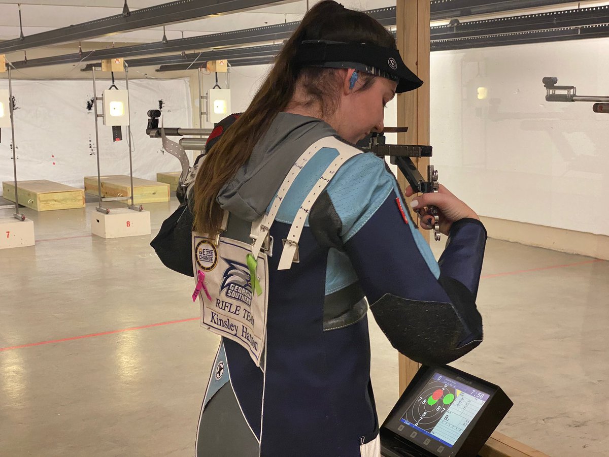 GSAthletics_RF's tweet photo. Relay 3 is underway!
#HailSouthern | #SoConRIFLE https://t.co/SKq1zkVMt4