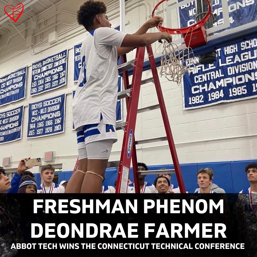 ngshoopsnetwork's tweet photo. Freshman Phenom Deondrae Farmer helped his school, Abbot Tech capture the Connecticut Technical Conference championship. Farmer posted 19 points, 3 rebounds and 2 assists. Bright future for the freshman. Expecting a big summer in travel hoops. 

#1stLove https://t.co/Bvn1UJHHJA