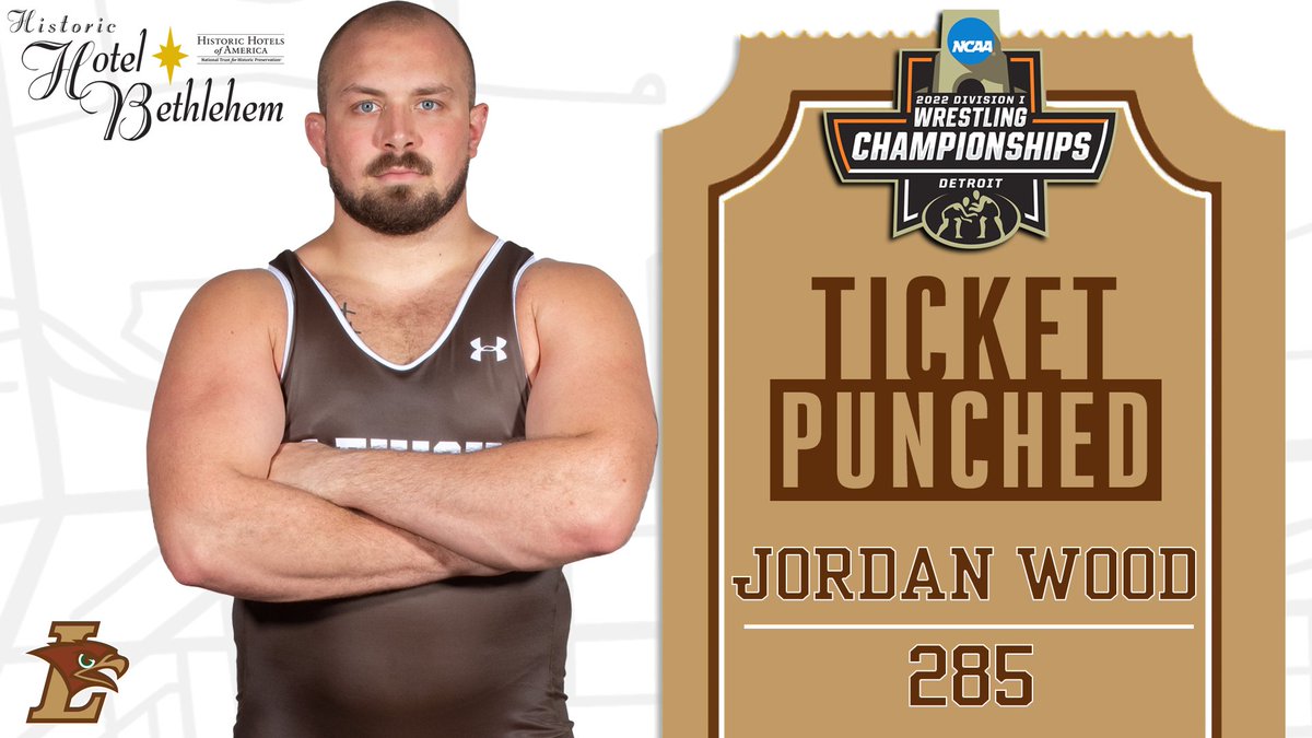 LehighMWREST's tweet photo. Jordan Wood reaches the EIWA finals for the fifth time and becomes the first Mountain Hawk to qualify for the NCAA Championships. https://t.co/ibUfOoZsKH
