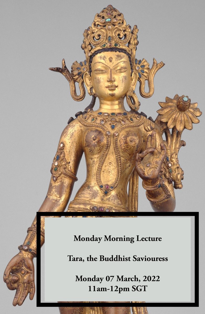 Monday Morning Lecture (MML) - Tara, the Buddhist Saviouress
Monday 07 March, 2022
11am-12pm SGT; for more information and to sign up visit fom.sg
