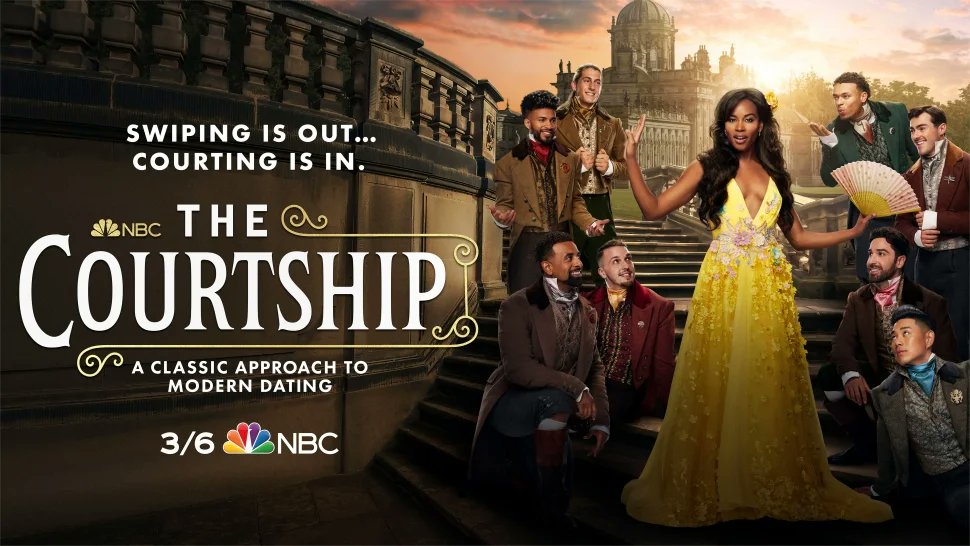🌟Watch tonight @NBC 8pm Series Premiere #TheCourtship @TheCourtshipNBC w/ <a href="/rickedwards1/">Rick Edwards</a> <a href="/nicoleeremy/">Nicole</a> <a href="/heydaniebakes/">Danie Baker</a> @Lewishomes__ <a href="/DoctorJarrettS/">Dr. Jarrett Schanzer</a> <a href="/CalebWard09/">Caleb Ward</a> <a href="/NateShank/">Nate Shanklin</a> <a href="/derekjacobkess/">Derek Jacob Kesseler</a> <a href="/AchillesKingg/">Achilles King</a> @DannnHunter <a href="/CharlieMumbray/">Charlie Mumbray</a> <a href="/petersaffa/">Peter Saffa</a> About bit.ly/3KCWKFJ