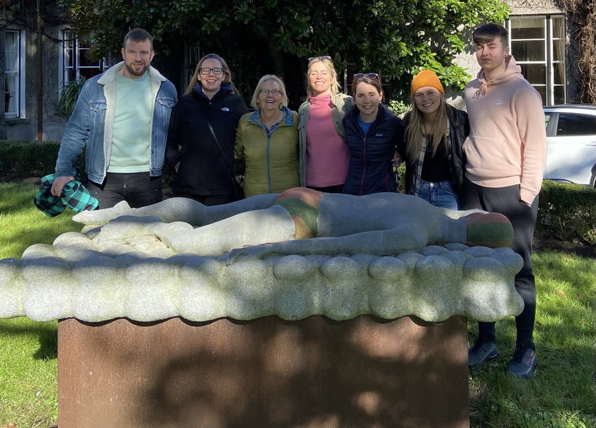 Fab family weekend - and thankfully we are all still standing after the Long Course Swim Competition in Limerick - unlike the poor chap in the photo. @OldGroundHotel @SwimIreland @AerLingusSC @SwimIrlMasters