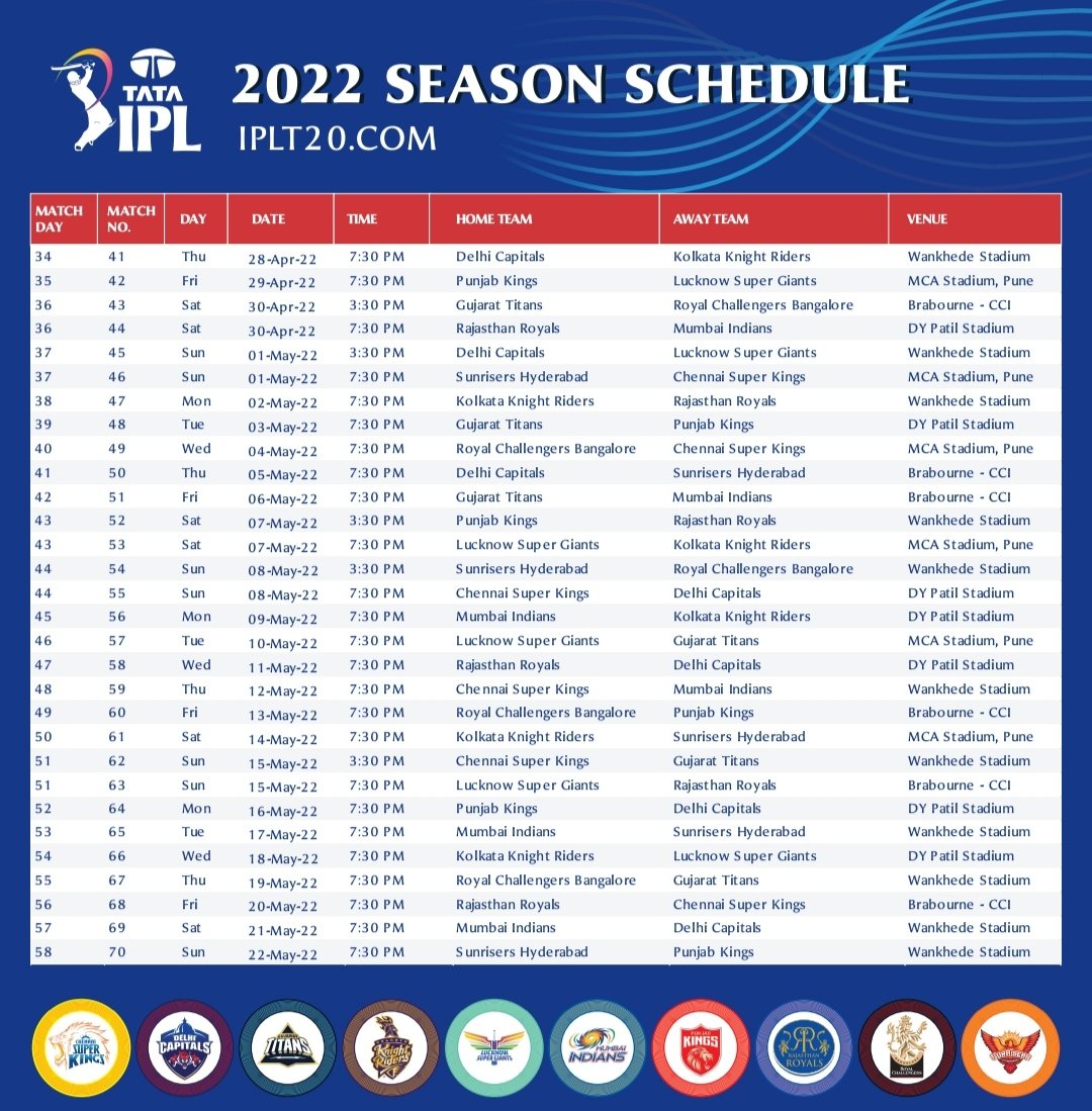 TICKTALKNEWS's tweet photo. #IPL2022 

BCCI AND IPL COMMITTEE 😎 HAVE OFFICIALLY ANNOUNCED 🤩 THE SCHEDULE 💥 OF TATA IPL 2022 🏏. CSK 💛 WILL FACE KKR 💜 IN THE OPENING MATCH 🎉.

@BCCI  @IPL 

#IPLSchedule  #IPL2022SCHEDULE 
#IPLFixtures https://t.co/OfYLJempvs