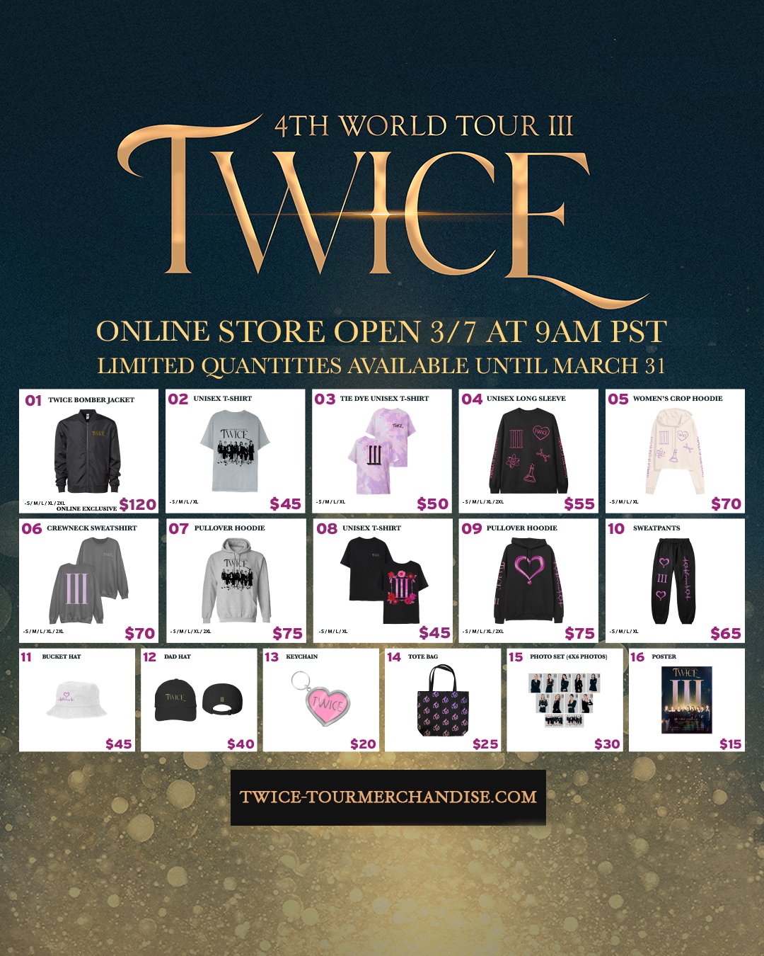 TWICE 4TH WORLD TOUR 'III' IN JAPAN パーカー Amazon.com: KPOP Twice Hoodie 4TH World Tour Merchandise