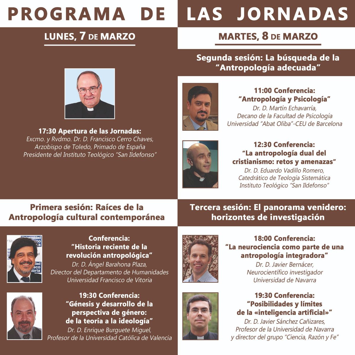 Esta tarde, a las 17:30 h, comienzan las XV Jornadas de Pensamiento Católico en el <a href="/seminariotoledo/">Seminario Mayor Toledo</a>