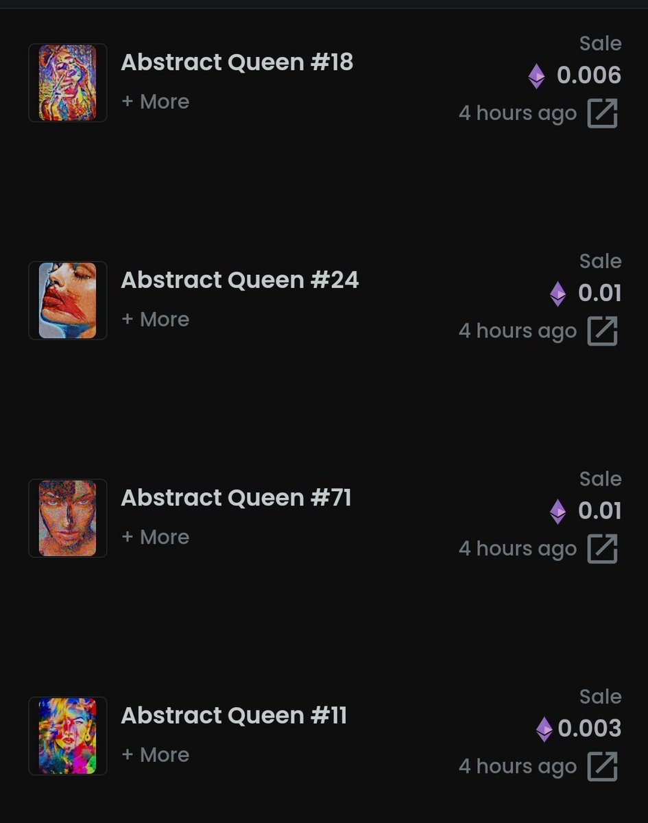 KnightKhanNFTs's tweet photo. Thanks @hiyori02115 For Buying My 11 NFTs Today regards ๐๐
@AbstractQueens #AbstractQueens https://t.co/nK59MvJ8el