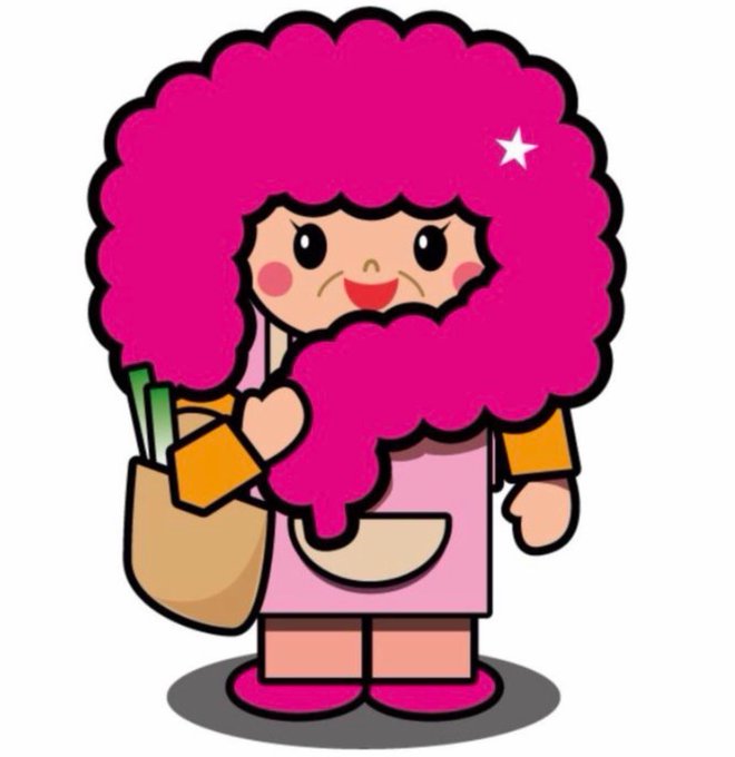 Colon-chan is an intestine-haired character who encourages colon cancer screening in Miyoko City, Japan. 