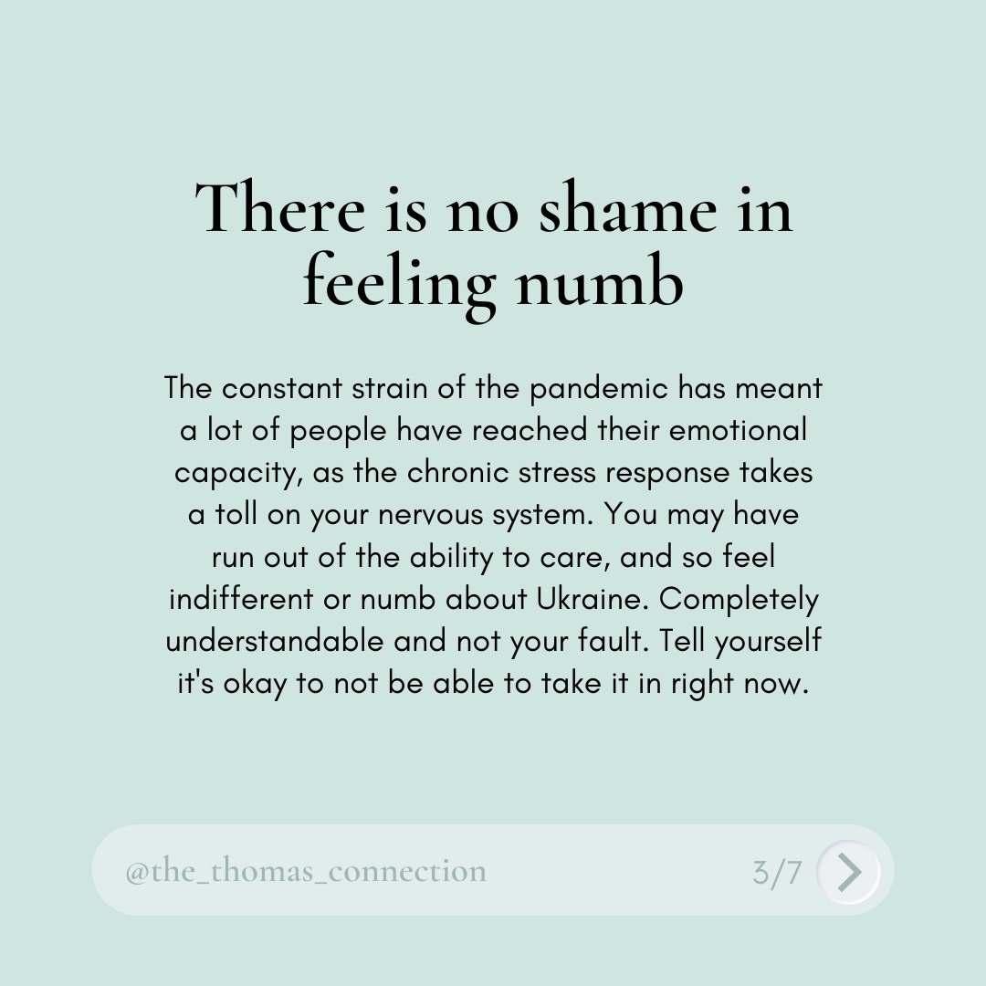 ThomasConnect's tweet image. If you're feeling anxious or worried about Ukraine, finding it hard to cope with the uncertainty, read these tips I put together. 

(A thread, 2 of 2.)