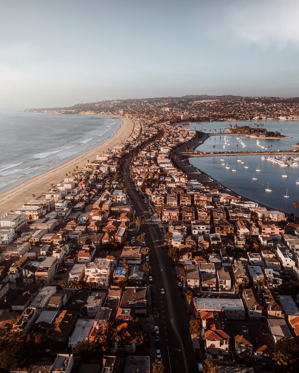 Sky high views of Mission Beach