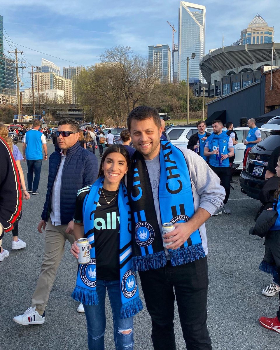 Elisa_Raffa's tweet photo. Electric might be the only way to describe the biggest soccer game in @MLS history, &amp; I’m not even sure that does it.

Absolutely LOVED the energy &amp;  excitement that filled the streets &amp; stadium for @CharlotteFC #InauguralMatch!

⚽️👑#FortheCrown #Minted #MintCity #CLTFC https://t.co/N2wbFL6GAS
