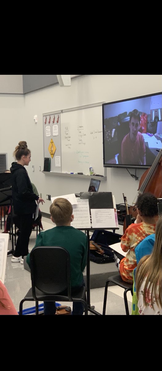 lisa_strings's tweet image. The All City Elementary Orchestra students had the special opportunity to meet and ask questions to Bruce Tippette, the composer of a commissioned piece called &quot;The Lair at Midnight.&quot; The piece was performed for the first time last week at the String Spectacular Concert!