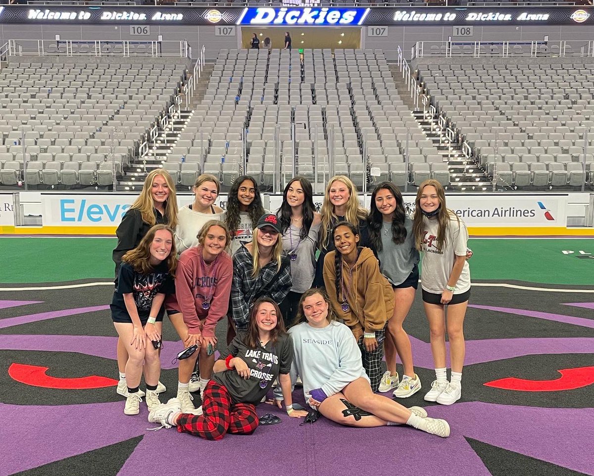 Team bonding night full of fun, food, &amp; lacrosse! Our players had a great time watching the Panther City Lacrosse Club