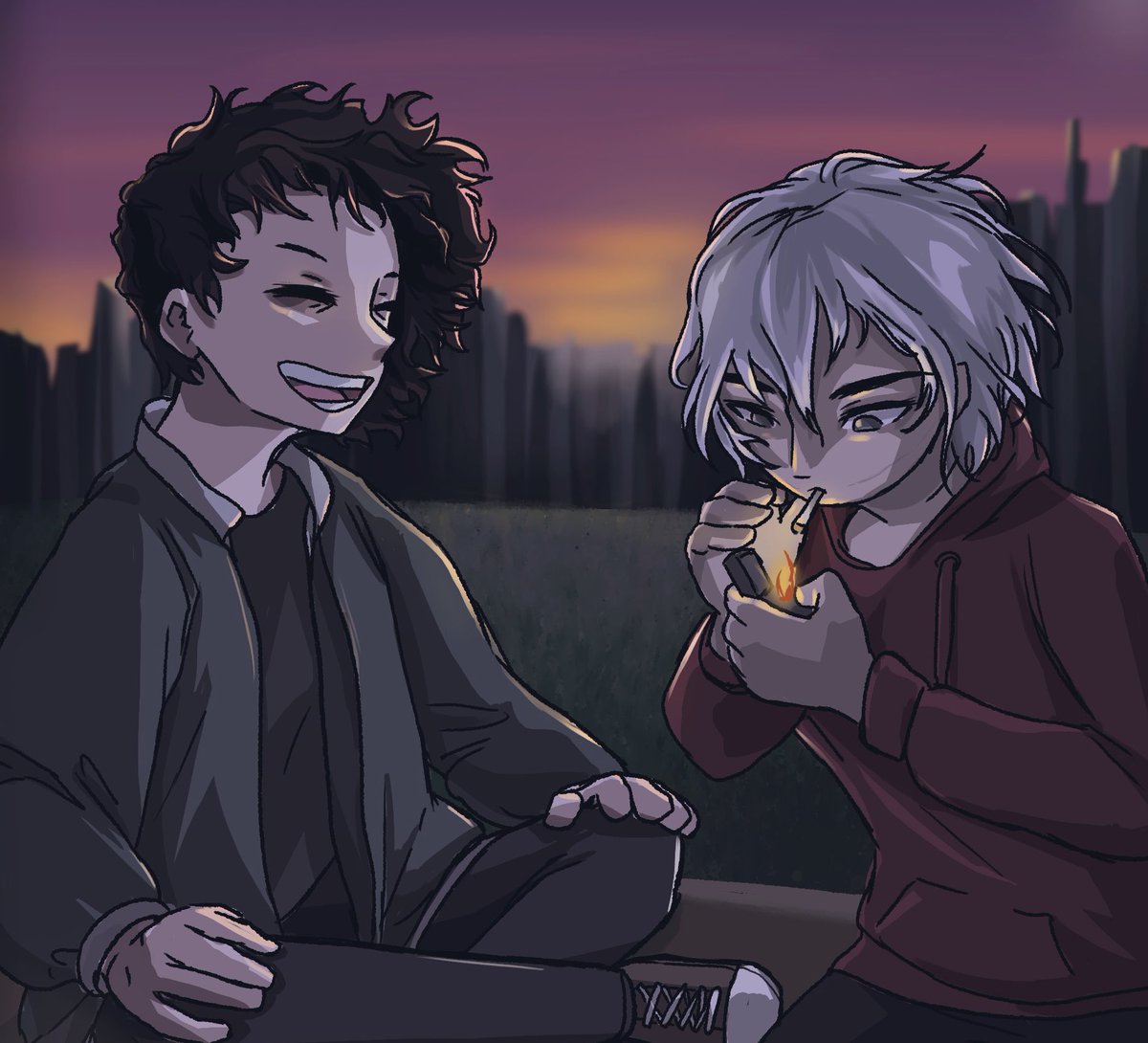 Elliot and Rin [oc] 
#originalcharacter #artwork