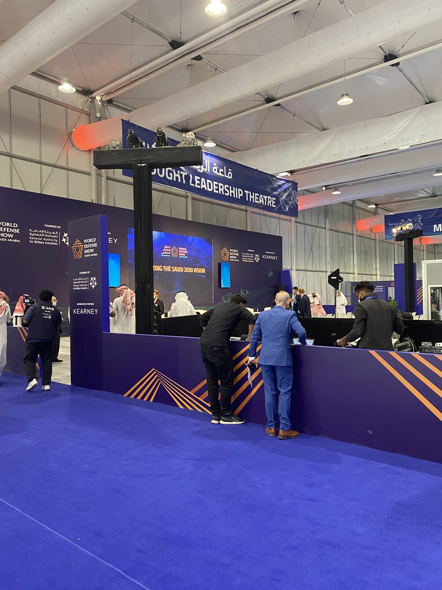Hugslock's tweet photo. Great first day at the World Defence Show. https://t.co/Yxr8LKpWXu