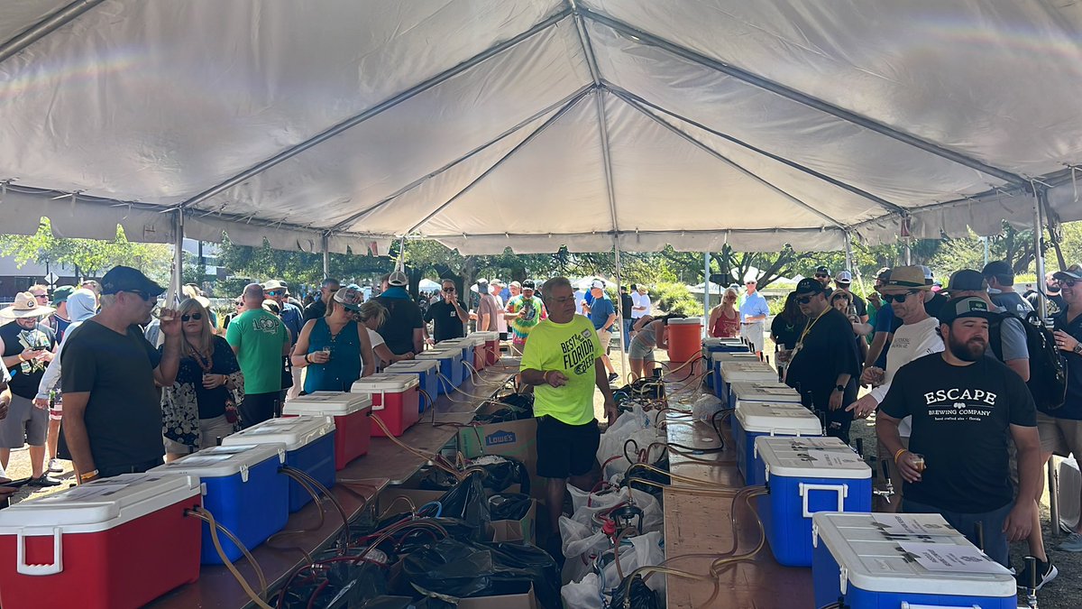 Award winning beers are flowing at #Brewersball2022! #TBBW