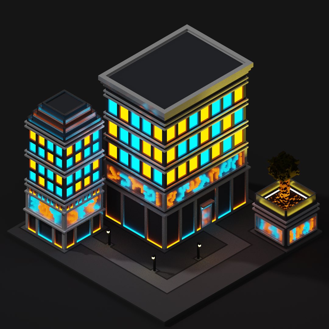 cybertowns_nft's tweet photo. Town #7 available 🤩 on @opensea #nft #NFTs #ETH #NFTartist https://t.co/CltCa1jtvU