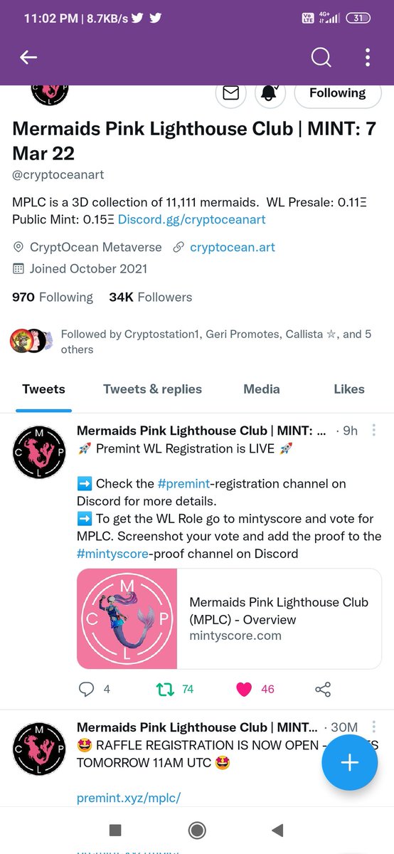 AswinvAswin2's tweet photo. @DaFoxile @cryptoceanart Done https://t.co/NTjaIujDXY