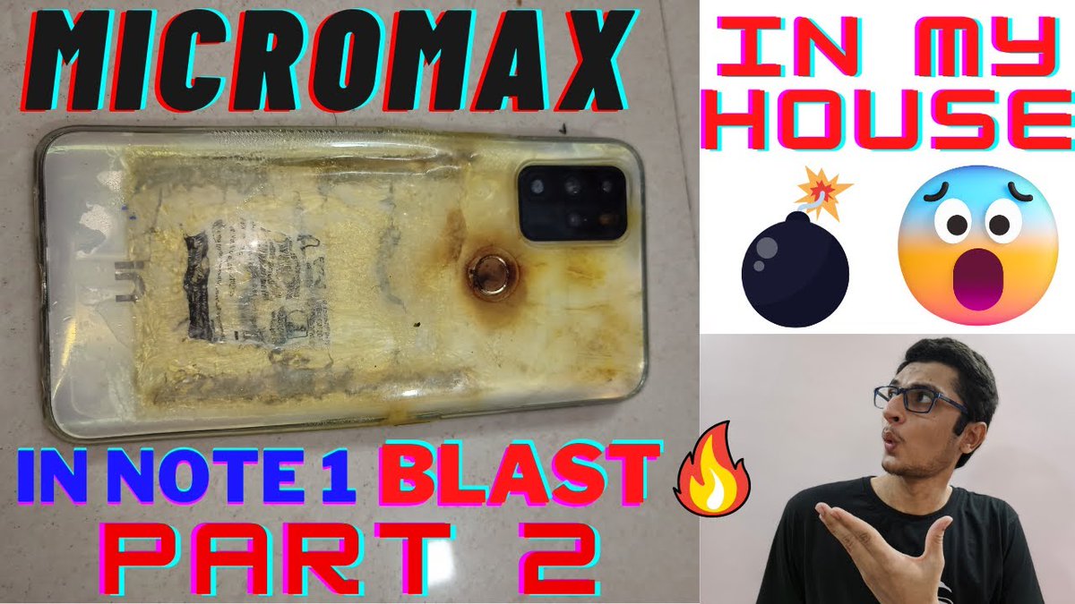 TechyAkki16's tweet photo. https://t.co/JytOQobLnO

Part 2 of Micromax In Note 1 Smartphone Blast https://t.co/NVp37RMZTs