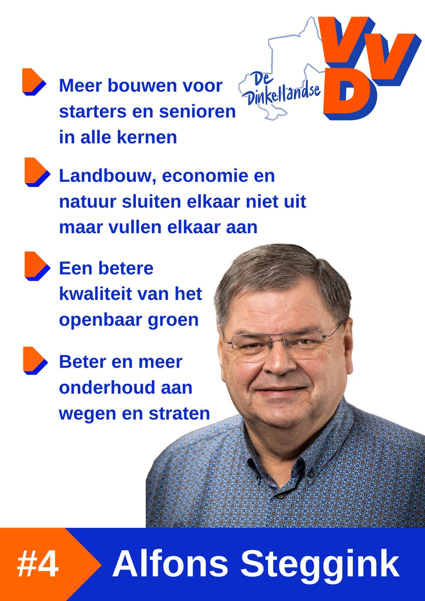 Even voorstellen: Alfons Steggink, onze nr. 4 op de lijst uit Ootmarsum.