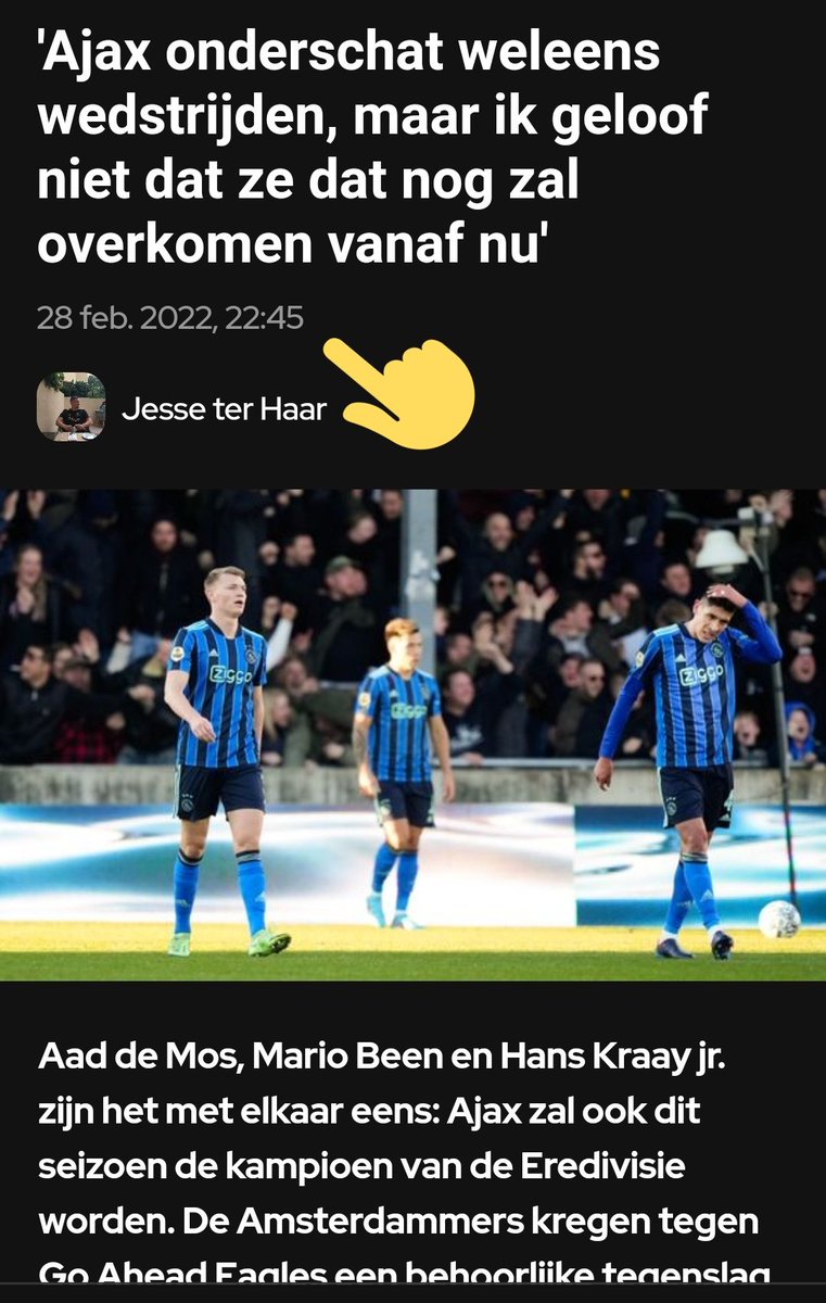 Ajax seizoen 2021-2022:
#ajarkc