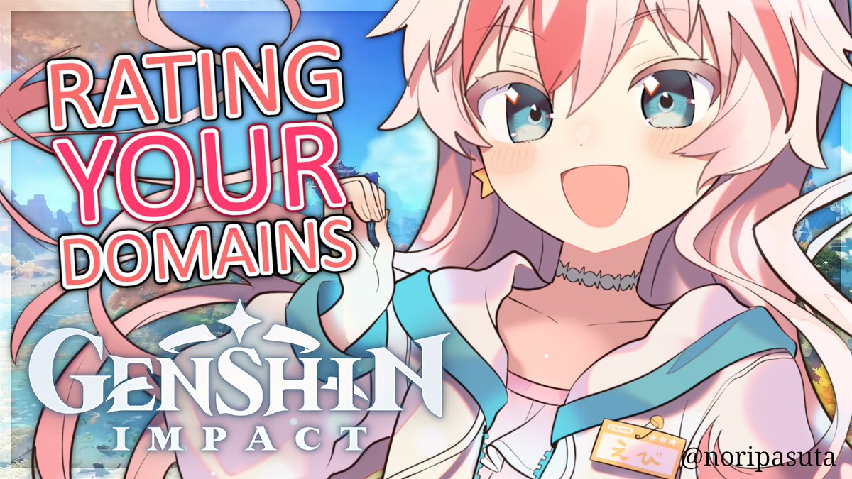 ushioebi's tweet photo. Hey you!! Think you've made a cool Genshin domain? I'll be the judge of that!!

If you want to see me suffer, send me your domains and watch me try and complete them this week! If I can't, you get a gold star.

🎨 @/noripasuta
➡️ Submit your domains here!
https://t.co/RZeVoOdpoo https://t.co/oAA3sBcx8p