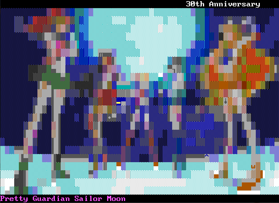 Happy 30th anniversary!

#sailormoon #asciiart #zzt
