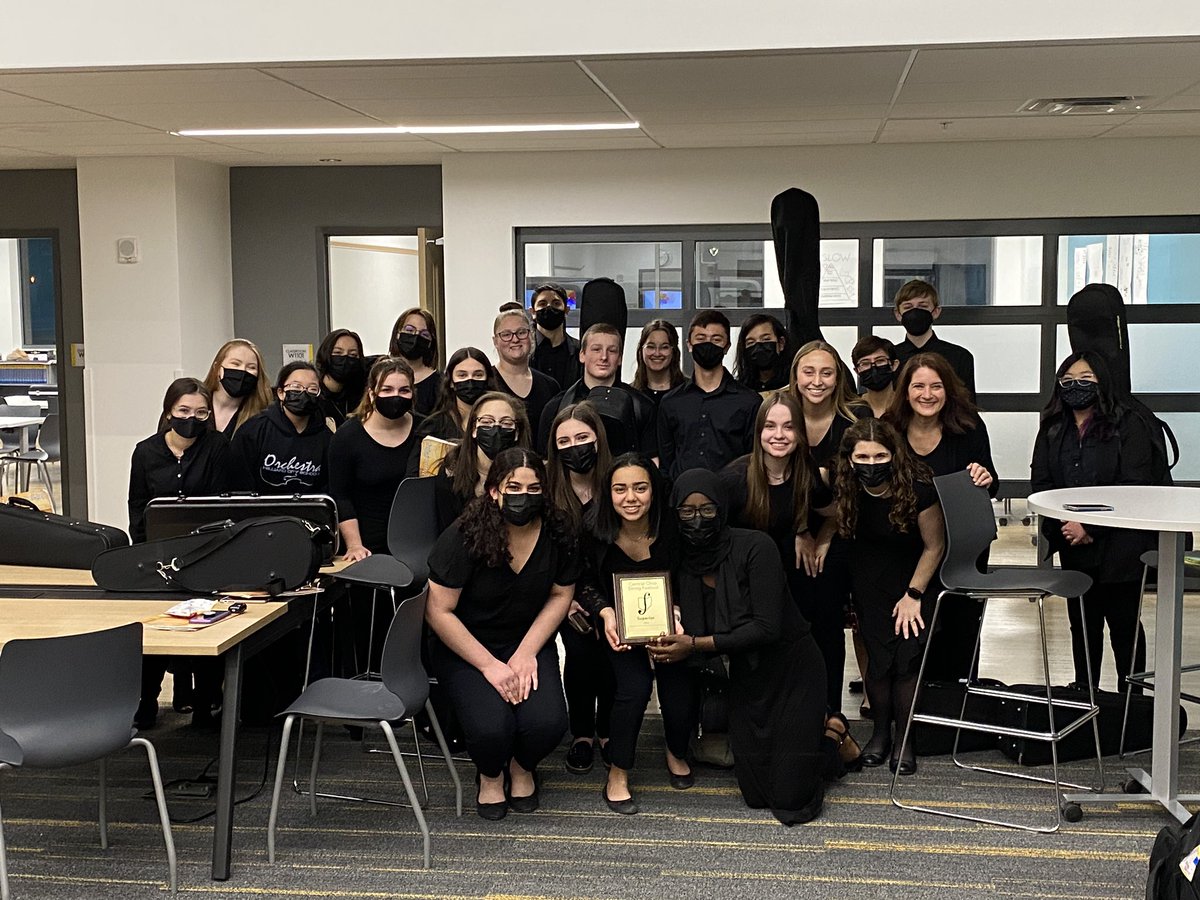 Congratulations to the Bradley Symphony Orchestra A who earned a Superior rating for their performance at the Central Ohio String Festival on Saturday!!