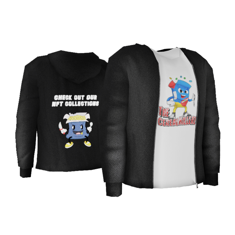 CKzNFT's tweet photo. We got our first wearable into @decentraland !!

To Celebrate we want to do a #NFTGiveaway with our OG CerealKillerz Hoodie! When this tweet reaches 50 comments 5 people will win one
YOU MUST
1) Follow
2)Like &amp; Retweet
3)Tag a friend
https://t.co/npDeCDPUTf
#NFTCommunity #NFTs https://t.co/gZhUUNkrRd