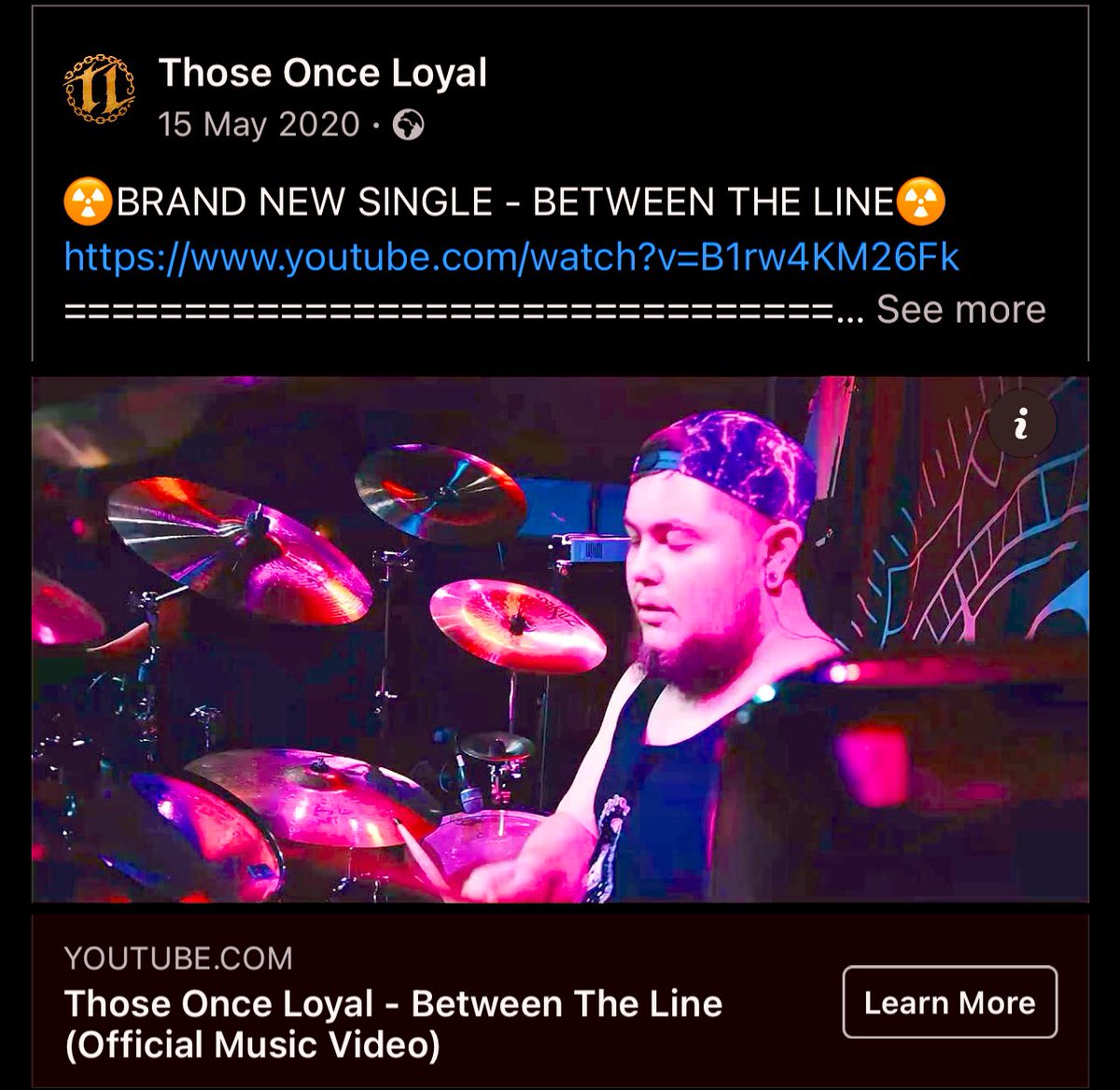 #np “Between the line” by .<a href="/ThoseOnce/">Those Once Loyal</a> : awesome Metalcore - they gonna smash Metal to the Masses 2022 (Nottingham): youtu.be/B1rw4KM26Fk